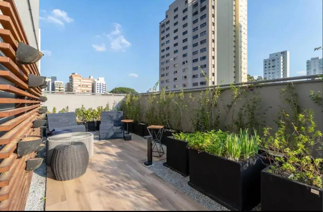 סאו פאולו Studio Na Vila Mariana Com Linda Vista No 15 E 17 Andar דירה